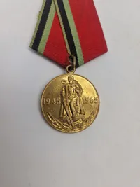 Original Russisk medalje - USSR Soviet Russia - 20 years of victory 1945 - 1965