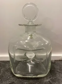 Original mundblæst Kastrup/Holmegaard glasværk karaffel katalog 1964 - designet af Jacob E. Bang