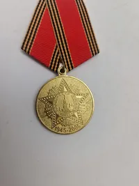 Original Russisk medalje - USSR Russia 60 years of victory in WWII
