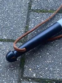 Original dansk MP knippel til trafikdiregering - lavet af plast (ikke til at slå med)