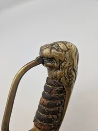 Original Dansk Artilleri Sabel model 1802 uden skede