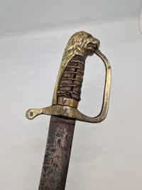 Original Dansk Artilleri Sabel model 1802 uden skede