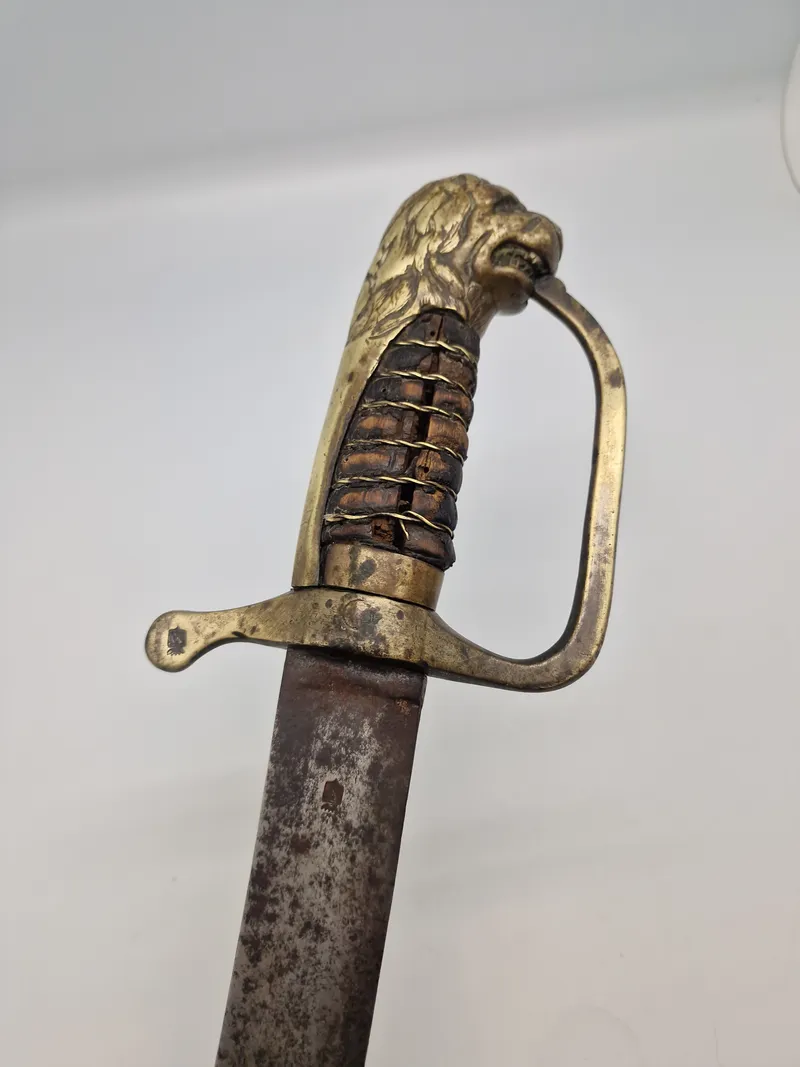 Original Dansk Artilleri Sabel model 1802 uden skede