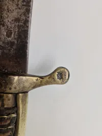 Original Dansk Artilleri Sabel model 1802 uden skede