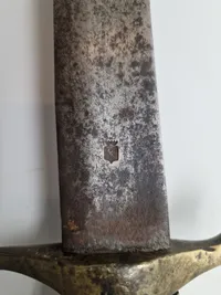 Original Dansk Artilleri Sabel model 1802 uden skede