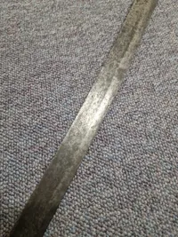 Original Dansk Artilleri Sabel model 1802 uden skede