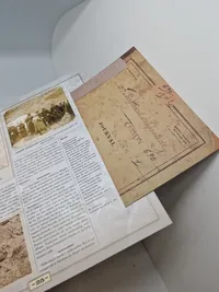 Stort ww1 værk med massere af udtrækspapirer mm.