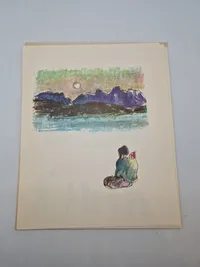 Samling grønlandske billeder i mappe