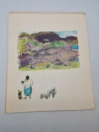 Samling grønlandske billeder i mappe