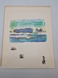 Samling grønlandske billeder i mappe