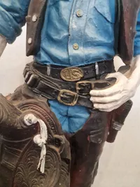 Stor veludført model af Cowboy. Skal afhentes i Vordingborg