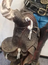 Stor veludført model af Cowboy. Skal afhentes i Vordingborg