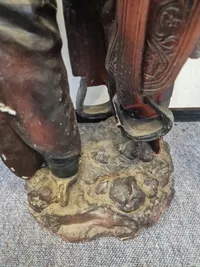 Stor veludført model af Cowboy. Skal afhentes i Vordingborg