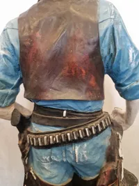 Stor veludført model af Cowboy. Skal afhentes i Vordingborg