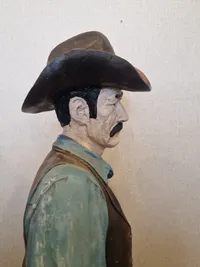 Stor veludført model af Cowboy. Skal afhentes i Vordingborg