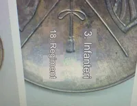 Original Japansk WW2 sake skål fra 18 infanteri regiment