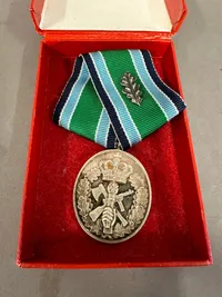 Original 40 års tegn HJV af sølv