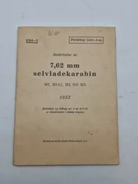 Beskrivelse af 7,62 mm selvladekarbin ( US carabin )