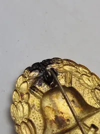 Originalt verwundetenabzeichen in Gold WW1