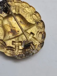 Originalt verwundetenabzeichen in Gold WW1