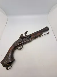 Replica forlade pistol (kan ej skyde) bronze løb