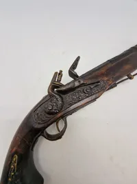 Replica forlade pistol (kan ej skyde) bronze løb