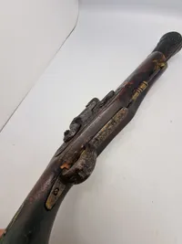 Replica forlade pistol (kan ej skyde) bronze løb