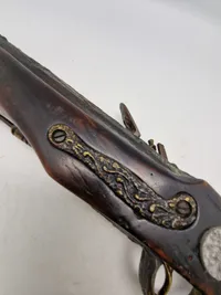 Replica forlade pistol (kan ej skyde) bronze løb