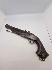 Replica forlade pistol (kan ej skyde) bronze løb