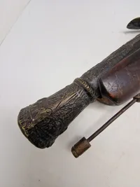 Replica forlade pistol (kan ej skyde) bronze løb