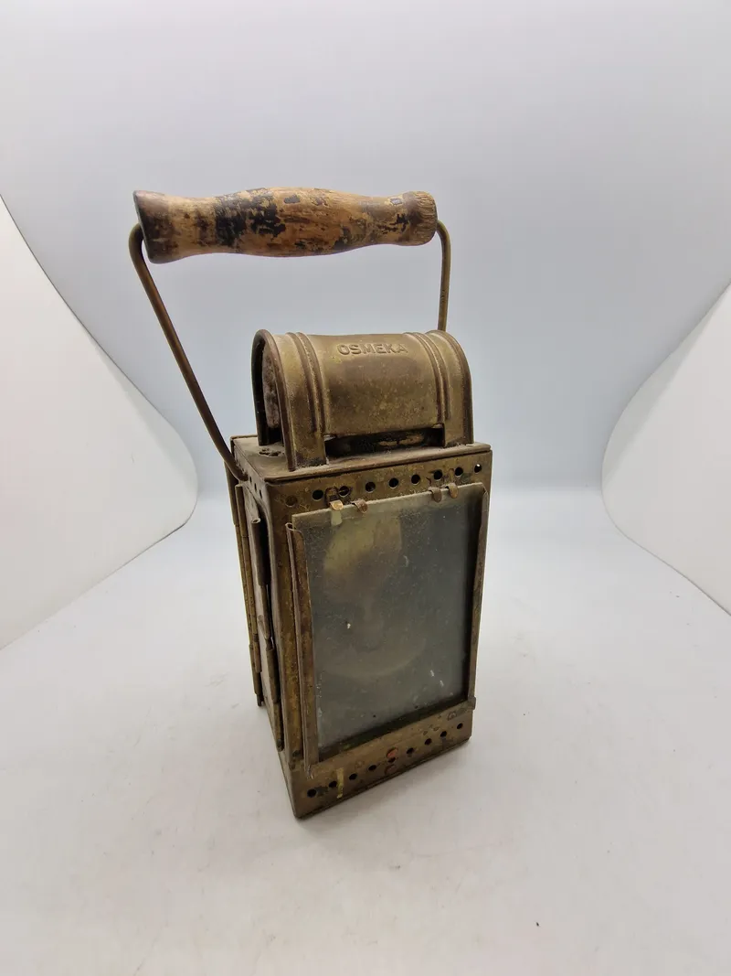 Original tidlig tysk feltlygte, ww2 DB