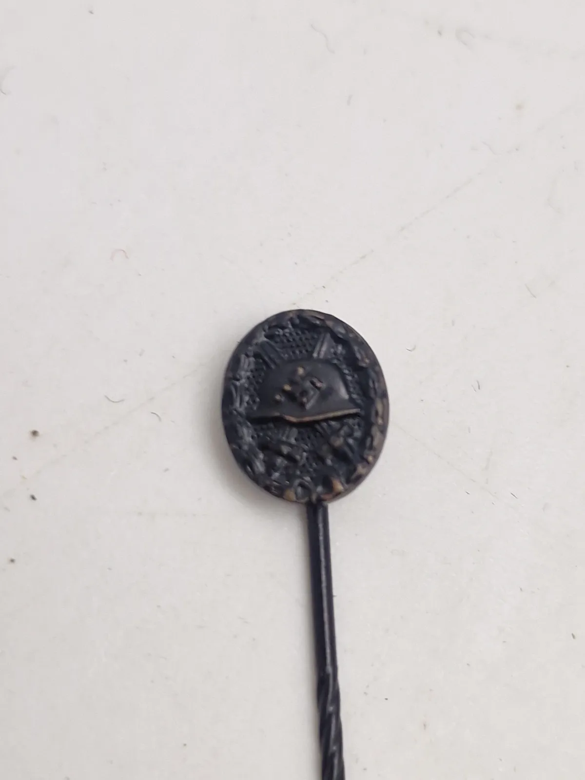 Original verwundetenabzeichen WW2 in schwarz - miniature