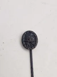 Original verwundetenabzeichen WW2 in schwarz - miniature