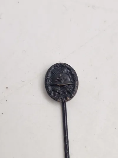Original verwundetenabzeichen WW2 in schwarz - miniature