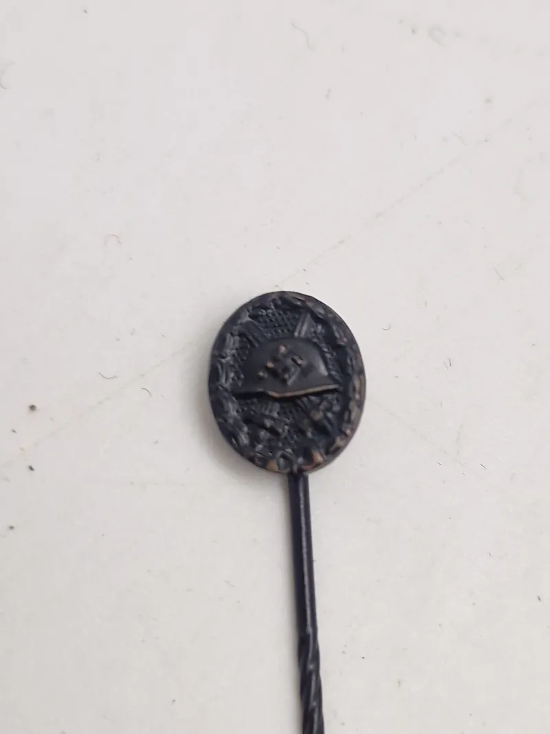 Original verwundetenabzeichen WW2 in schwarz - miniature
