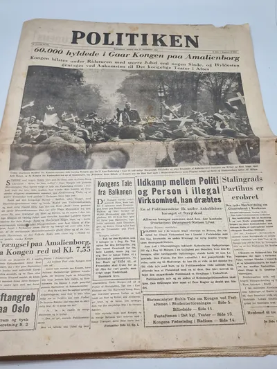 Originalt eks af politikken fra 1942