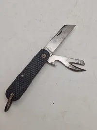 Original engelsk Sheffield foldekniv - anvendt i det danske forsvar som Foldekniv M/1945