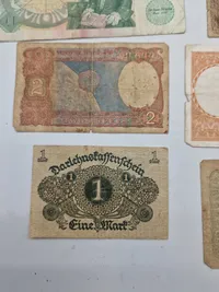 Lot diverse pengesedler