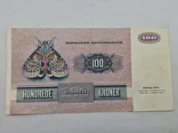 Original dansk 100 krone seddel