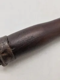 Originalt skaft med snor og kugle for tysk M/24 stielgranate godt stemplet