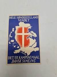 Originalt postkort fra “Dansk Samling”