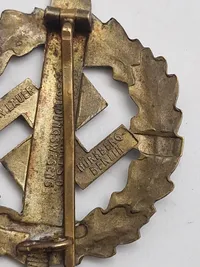 Originalt SA sportsabzeichen, Bronce