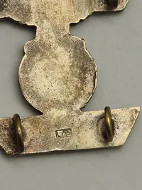 Original Wiederholungsspange 1939 für das Eiserne Kreuz 1.Klasse 1914 (L/15) Hersteller L/15 = Otto Schickle, Pforzheim