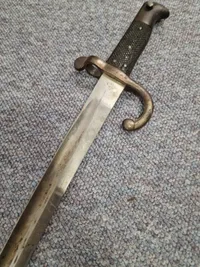 Original Dansk  Remington Roling Block bajonet M/1867