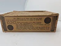 Ekstremt sjælden komplet mørklægningscykel lygte fra ww2 - komplet med æske og brugervejledning