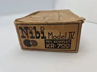 Ekstremt sjælden komplet mørklægningscykel lygte fra ww2 - komplet med æske og brugervejledning