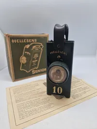 Original komplet DSB lygte fra Hellesen (næsten mint)
