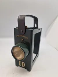 Original komplet DSB lygte fra Hellesen (næsten mint)