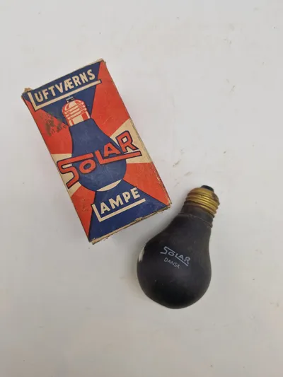 Original ww2 luftværnspære (mørklægningspære)