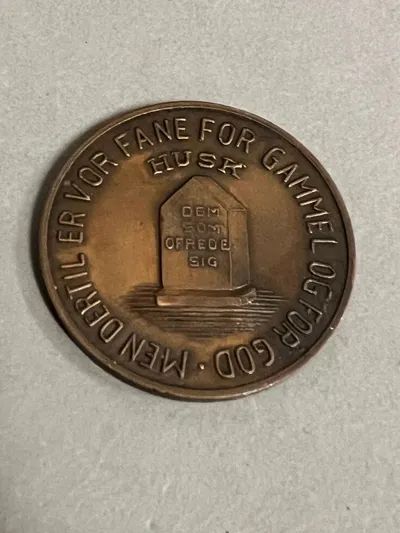 Original Dansk WW2 illegal mønt